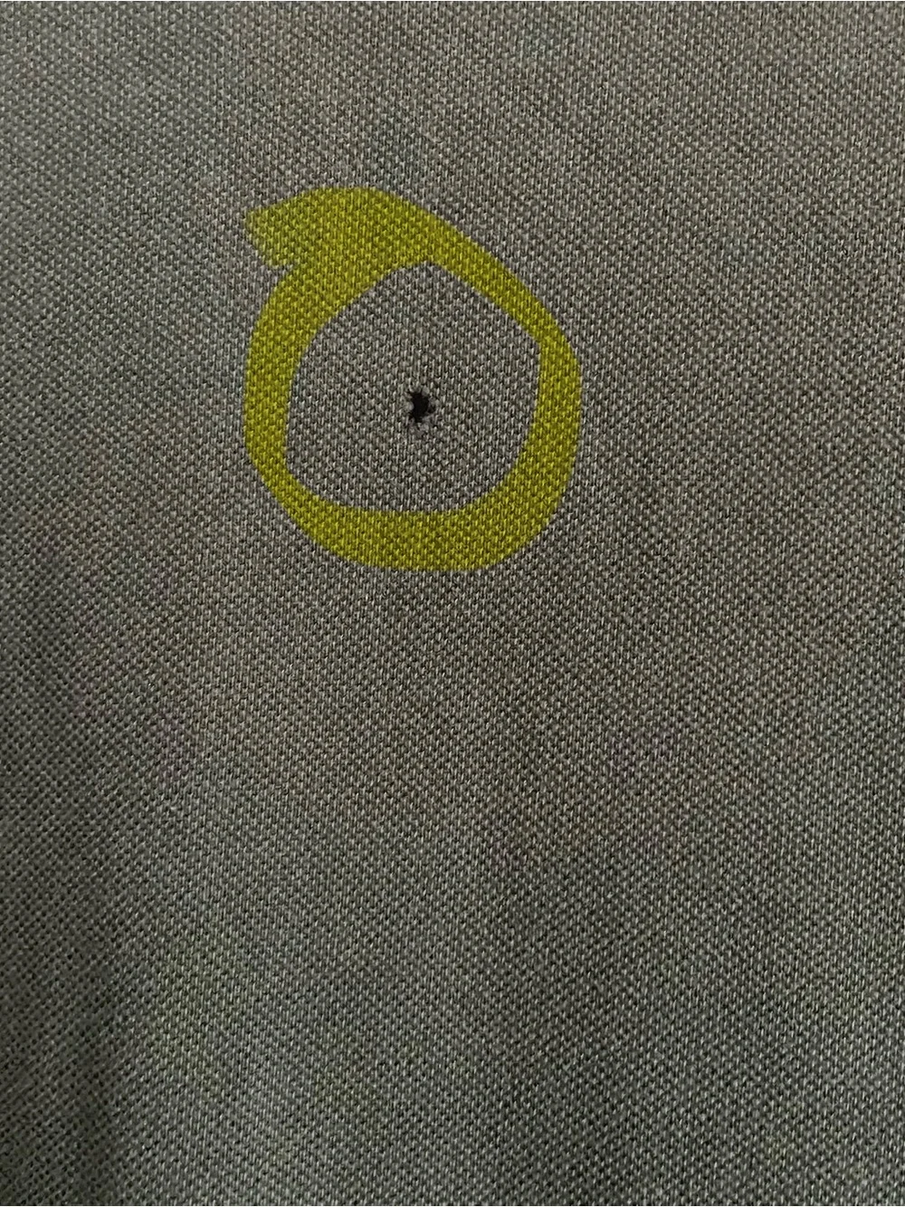 Distressed Ralph Lauren Dark Green Polo with Red Pony Embroidery